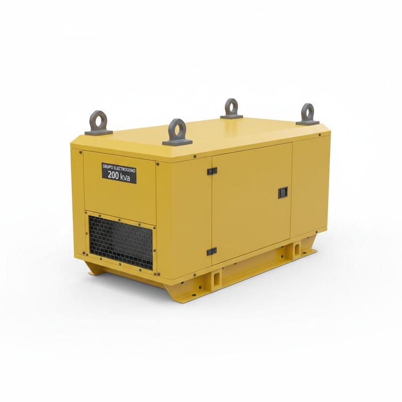 Grupo Electrógeno Diésel 200 kVA Industrial para Planta