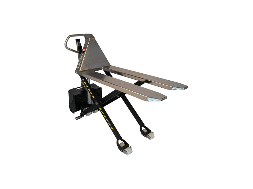 Transpaleta de tijera eléctrica inoxidable 1500 kg Logitrans EHLI